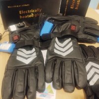 Ветроустойчиви акумулаторни зимни ръкавици | Водоустойчиви ръкавици с батерии 3 нива , снимка 1 - Зимни спортове - 44105446