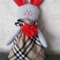 Текстилна декорация зайченце-момченца и момиченца, снимка 3 - Кукли - 28161803