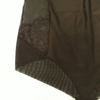Боди лукс черно, коприна и еластан, прашка, тънка презрамка, снимка 4 - Бельо - 37350800