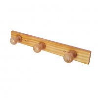 1166 Масивна дървена закачалка за дрехи закачалка за стена, снимка 4 - Закачалки - 26586937