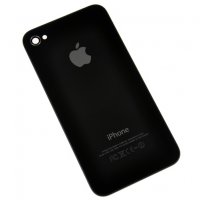 Оригинален черен гръб за iPhone 4S, снимка 1 - Резервни части за телефони - 38229980
