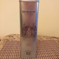 Метална кутия 'Glen Grant' уиски 5 годишно, снимка 1 - Други ценни предмети - 27995784