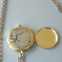 Дамски часовник, медальон. Riviera Electra. Swiss parts. Vintage watch. Швейцарски , снимка 6 - Дамски - 44877978