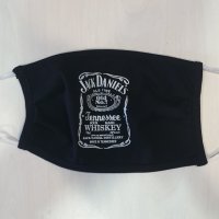 Маска за многократна употреба JACK DANIELS, трипластова, снимка 2 - Други - 28625478