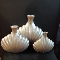 Тройка декоративни вази, снимка 2 - Вази - 35404857