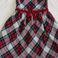 H&M Рокля с кадифена панделка, 122см., снимка 4 - Детски рокли и поли - 37965151