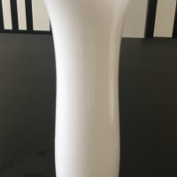 Стъклени ваза и купа - млечно бели, снимка 3 - Вази - 39804832