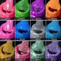 Venalisa светещ блестящ гел лак неон / серия Reflective Glitter, снимка 4 - Продукти за маникюр - 37255522