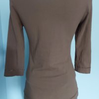 Еластична маркова блуза "Н&М" със 7/8 ръкави, снимка 4 - Блузи с дълъг ръкав и пуловери - 14382975