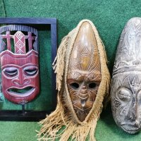 Африкански маски , снимка 1 - Антикварни и старинни предмети - 39908817