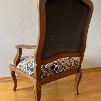 Антикварно кресло в стил NEO BAROQUE, снимка 5 - Антикварни и старинни предмети - 43355995