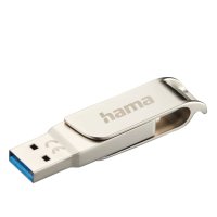 HAMA 512GB Флашка "C-Rotate Pro", USB-C 3.1/3.0, 100MB/s, сребрист, снимка 4 - USB Flash памети - 43385741