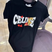 Дамска тениска Celine 👚 Дамска блуза с къс ръкав Селин - Различни цветове, снимка 6 - Тениски - 43696068