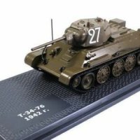 Умален модел на танк Т-34-76 в мащаб 1:43, снимка 6 - Колекции - 43262251