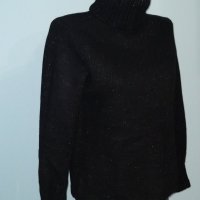 Пуловер от мерино с ламе и поло яка "Gap"® / голям размер , снимка 1 - Блузи с дълъг ръкав и пуловери - 27234775