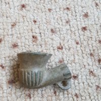 Османска бронзова лула, снимка 1 - Антикварни и старинни предмети - 39087743