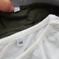 Ватиран панталон и блуза за бебе 3-6 месеца, снимка 4 - Комплекти за бебе - 37988289