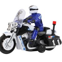 Играчка Полицейски мотоциклет с водач, снимка 2 - Коли, камиони, мотори, писти - 43103067