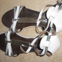 Дамски кожени  ниски сандали  Sono Italiana Shoes, снимка 3 - Дамски ежедневни обувки - 26311823