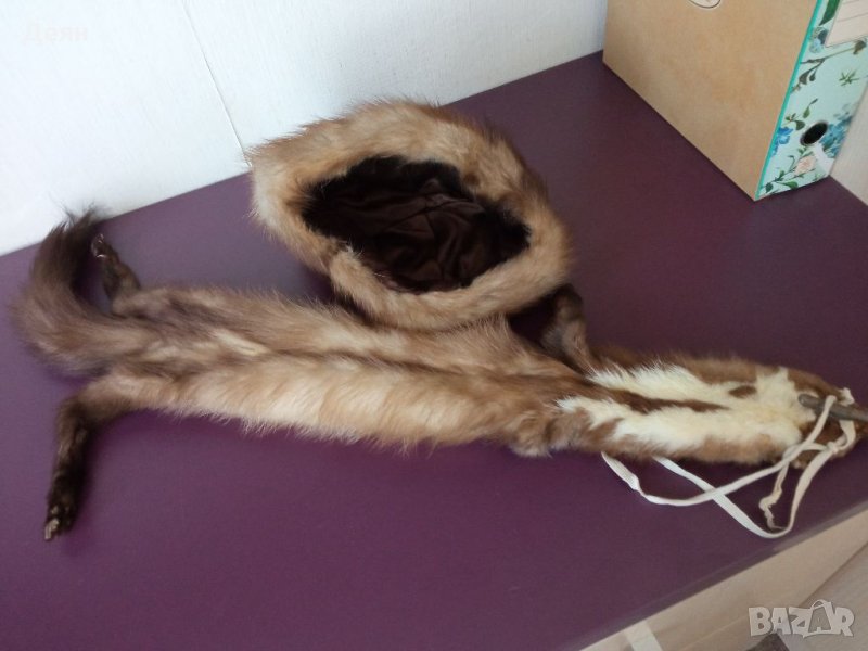 Яка и шапка от норка, снимка 1