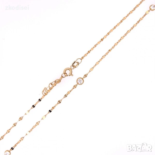 Златен синджир 1,39гр. 44,0см. 14кр. проба:585 модел:32152-5, снимка 1