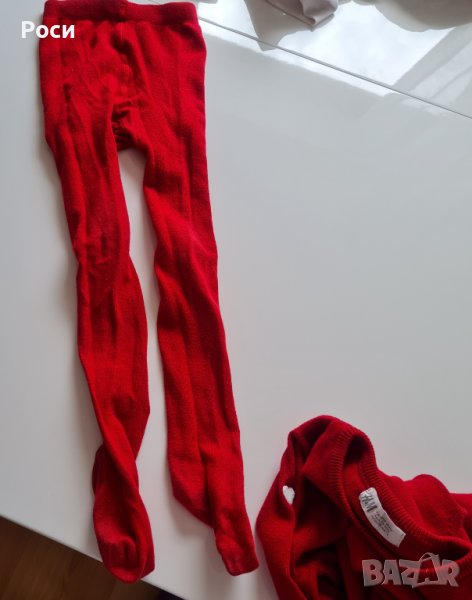 Червен чорапогащи , снимка 1