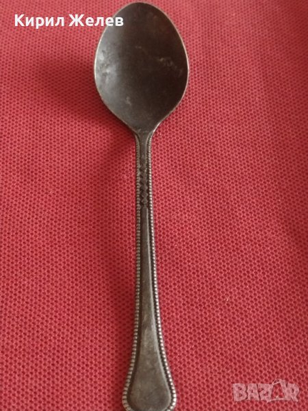 Стара дебело посребрена лъжичка за кафе чай MADE IN USSR за КОЛЕКЦИОНЕРИ 35282, снимка 1