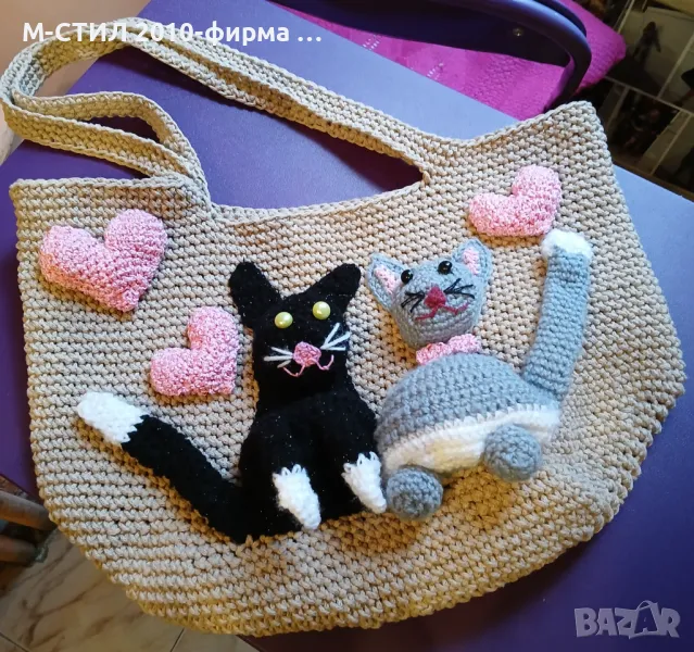 Ръчно плетена чантичка , снимка 1