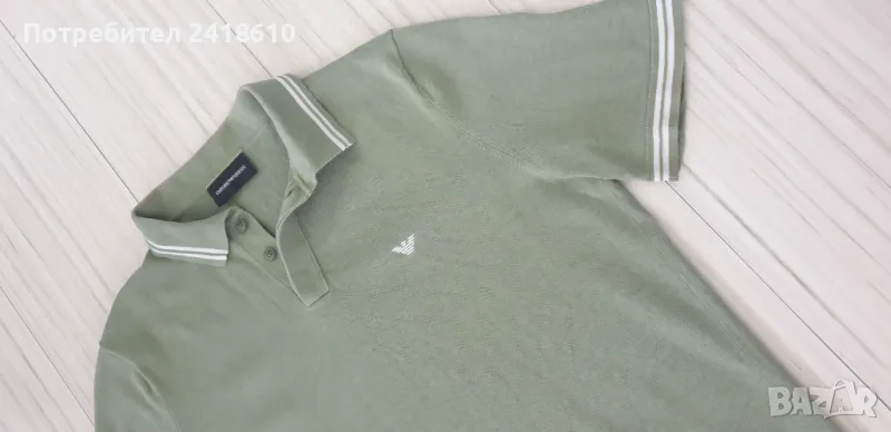 Emporio Armani Cotton Knit Mens Size 50 / L  ОРИГИНАЛ! Мъжка Тениска!, снимка 1