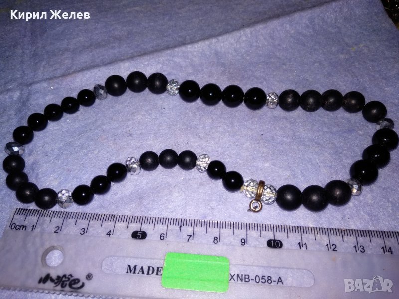 СТИЛНО АРИСТОКРАТИЧНО ВЕЧЕРНО КРИСТАЛНО АРТ ДЕКО КОЛИЕ 34733, снимка 1