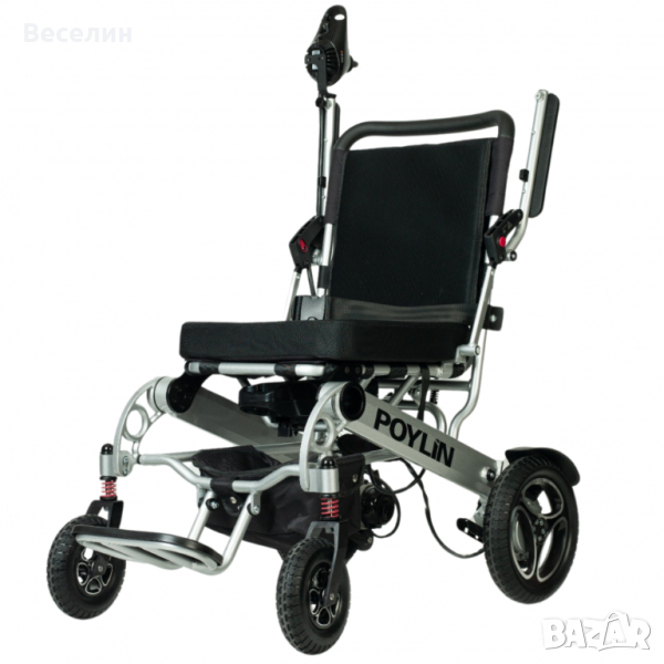 Poylin Лек сгъваем стол/количка, захранван с батерии, снимка 1