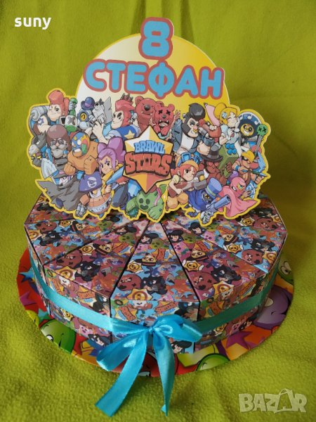 Картонена торта  Brawl Stars 3, снимка 1