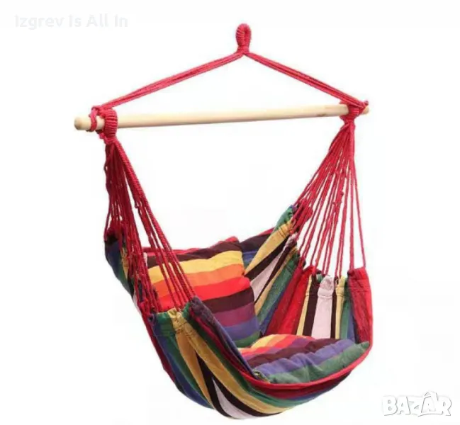 ПРОМОЦИЯ  - Голям хамак с въжета. Издръжливост до 150 кг., снимка 1