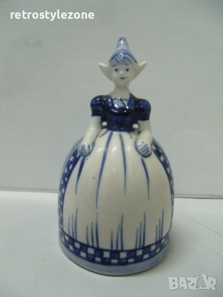 № 6661 стара порцеланова фигура - камбанка  - печат / маркировка, снимка 1