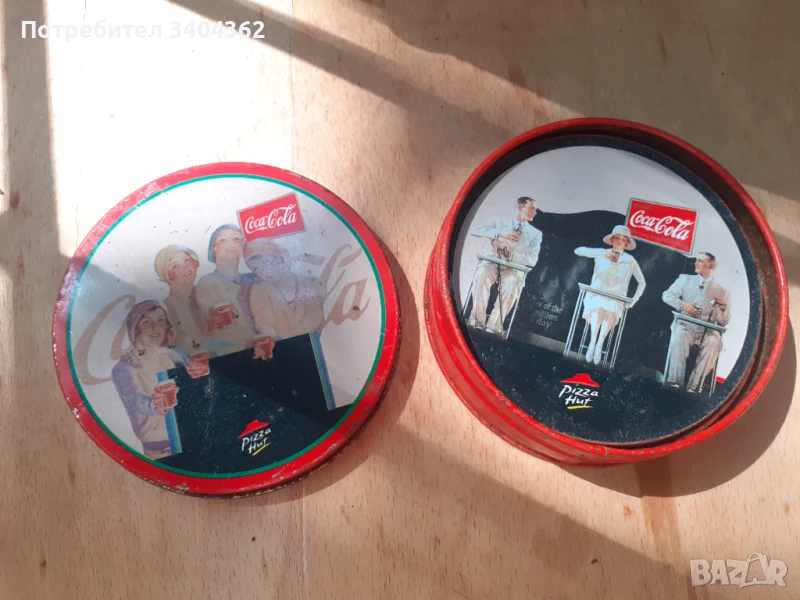Coca Cola Кока Кола стари колекционерски подложки за чаши, снимка 1