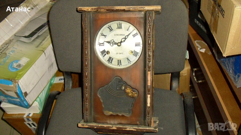 Стенен механичен часовник "CONCORDIA", 30 DAYS, снимка 1