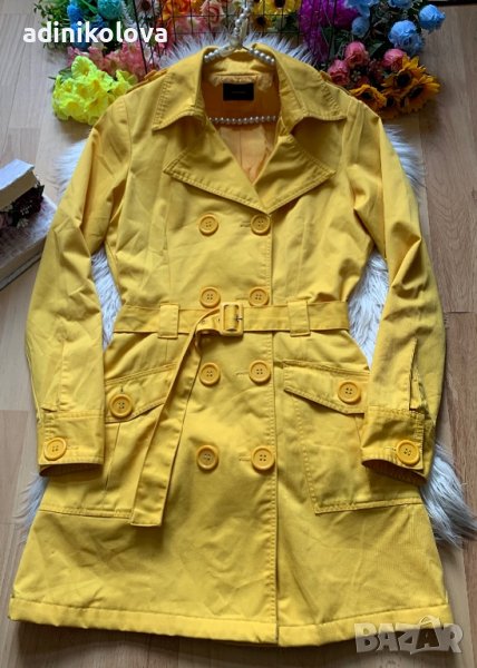 Жълт тренч Веро мода, снимка 1
