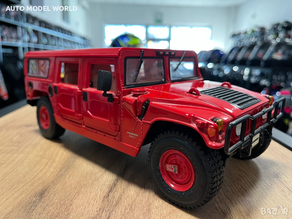 Метална колекционерска количка модел HUMMER H1 1999г. 1:18 MAISTO, снимка 1