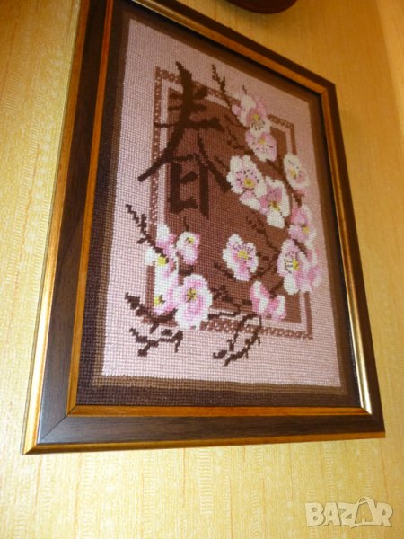 Гоблен "Китайски мотив"в рамка, снимка 1