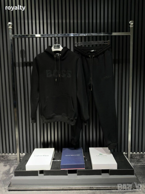  Hugo Boss Черен Мъжки Комплект , снимка 1