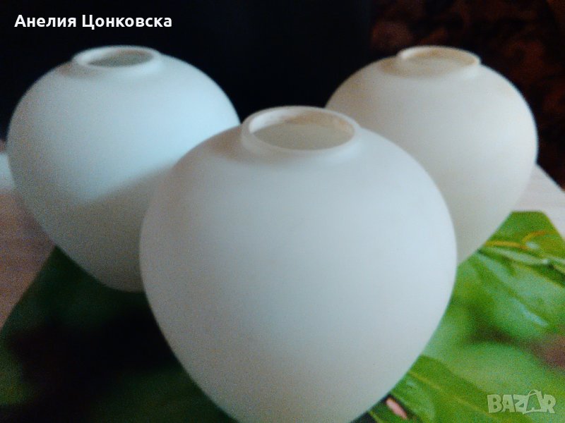 Стъкло за полилей 60-те г., снимка 1