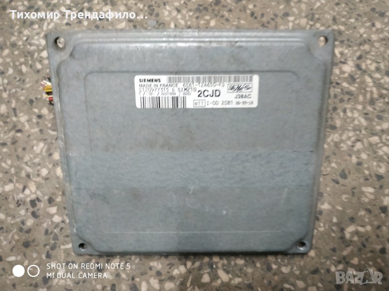 ECU FORD FIESTA SIEMENS S120977315 D, S120977315D, 6S61-12A650-FD, SIM210 SIM 210, 2CJD , снимка 1