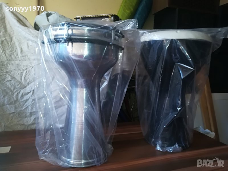 тарамбука нова голяма-инокс или черно-135лв за 1бр, снимка 1