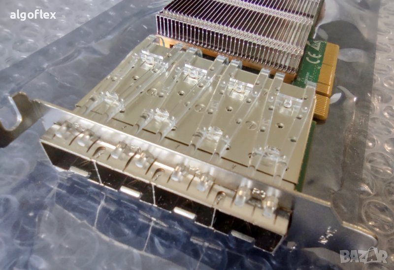 X520-DA4 LP Silicom PE310G4SPI9L 10Gb QP Мрежов Адаптер Intel 82599ESP, снимка 1