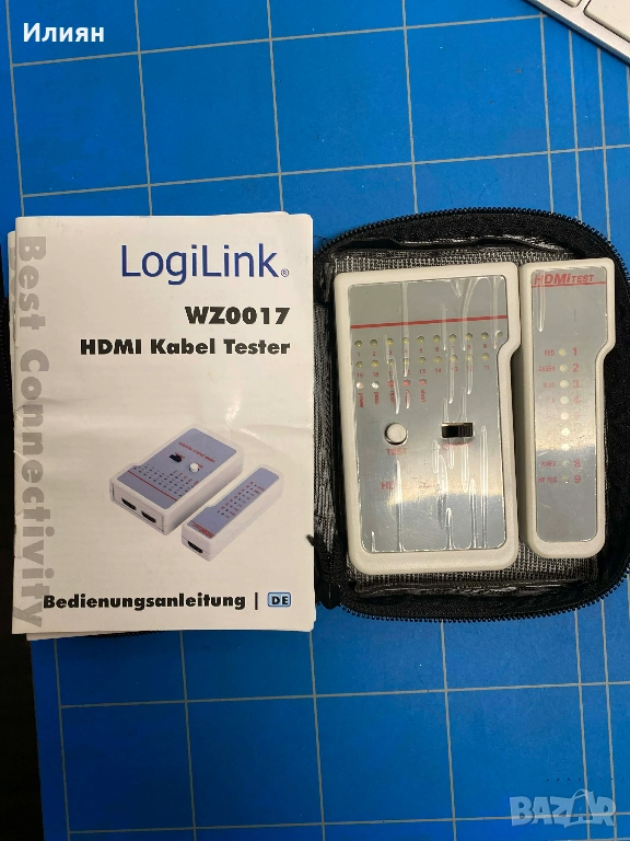 ТЕСТЕР ЗА HDMI КАБЕЛИ WZ-0017 LOGILINK, снимка 1