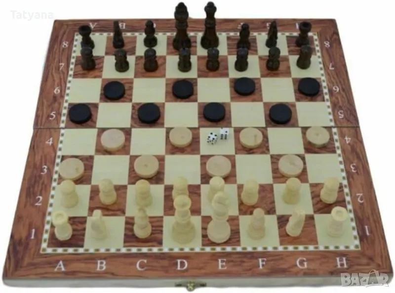 Шах и табла 2в1, снимка 1