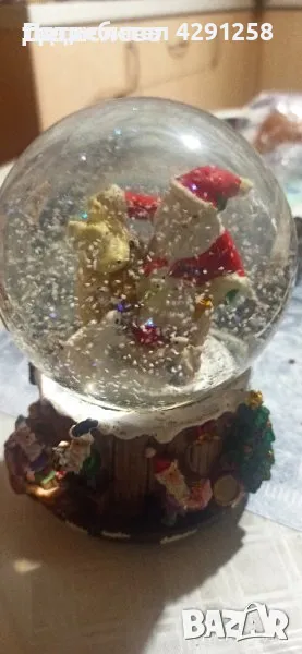 снежна новогодишна топка, снимка 1