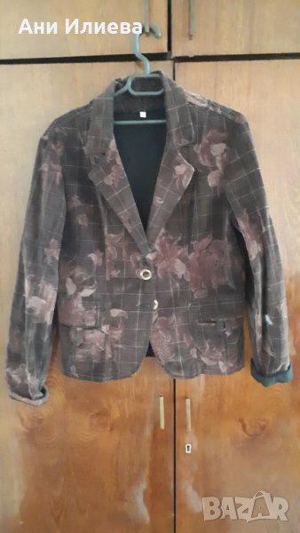 Спортно-елегантно сако от кадифе, снимка 1
