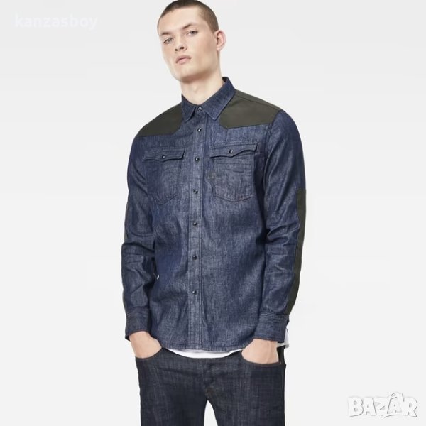 G-star 3301 PM Shirt - страхотна дънкова риза М, снимка 1
