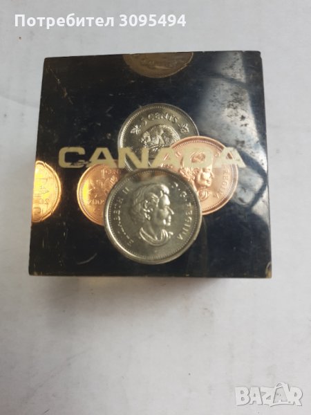 КАНАДСКИ СУВЕНИР. 12 ЦЕНТА 2005г. КАПСУЛОВАНИ в ТЕКСТОЛИТ., снимка 1